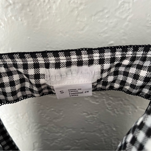 Urban Outfitters Women's XS Cooperative Gilly Gingham Cherry Bustier Pin-Up - Picture 4 of 9